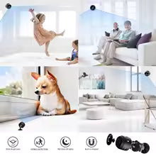 Caméra de sécurité magnétique sans fil Oravio — WiFi 1080P