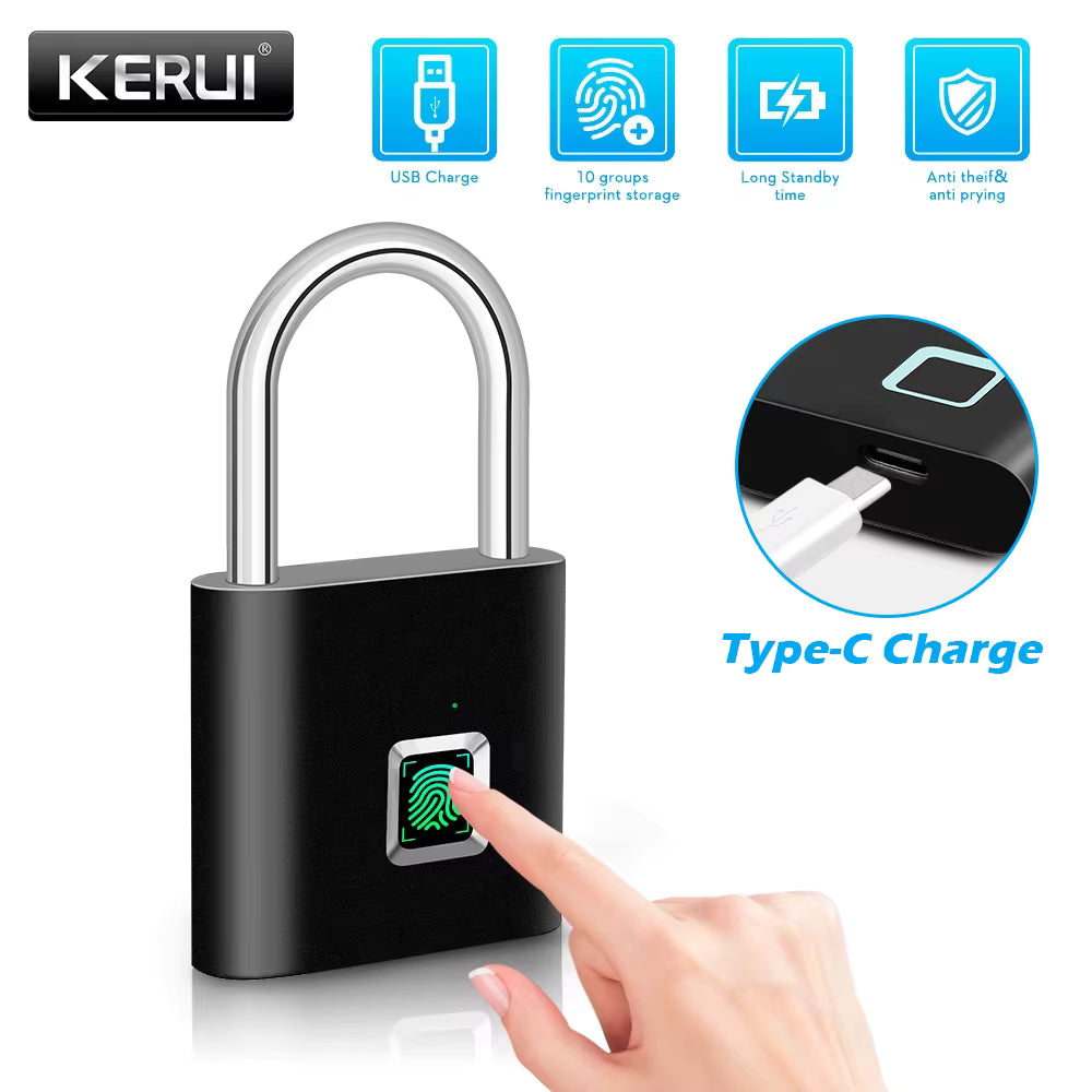 Cadenas intelligent à empreintes digitales Oravio — Sécurité sans clé