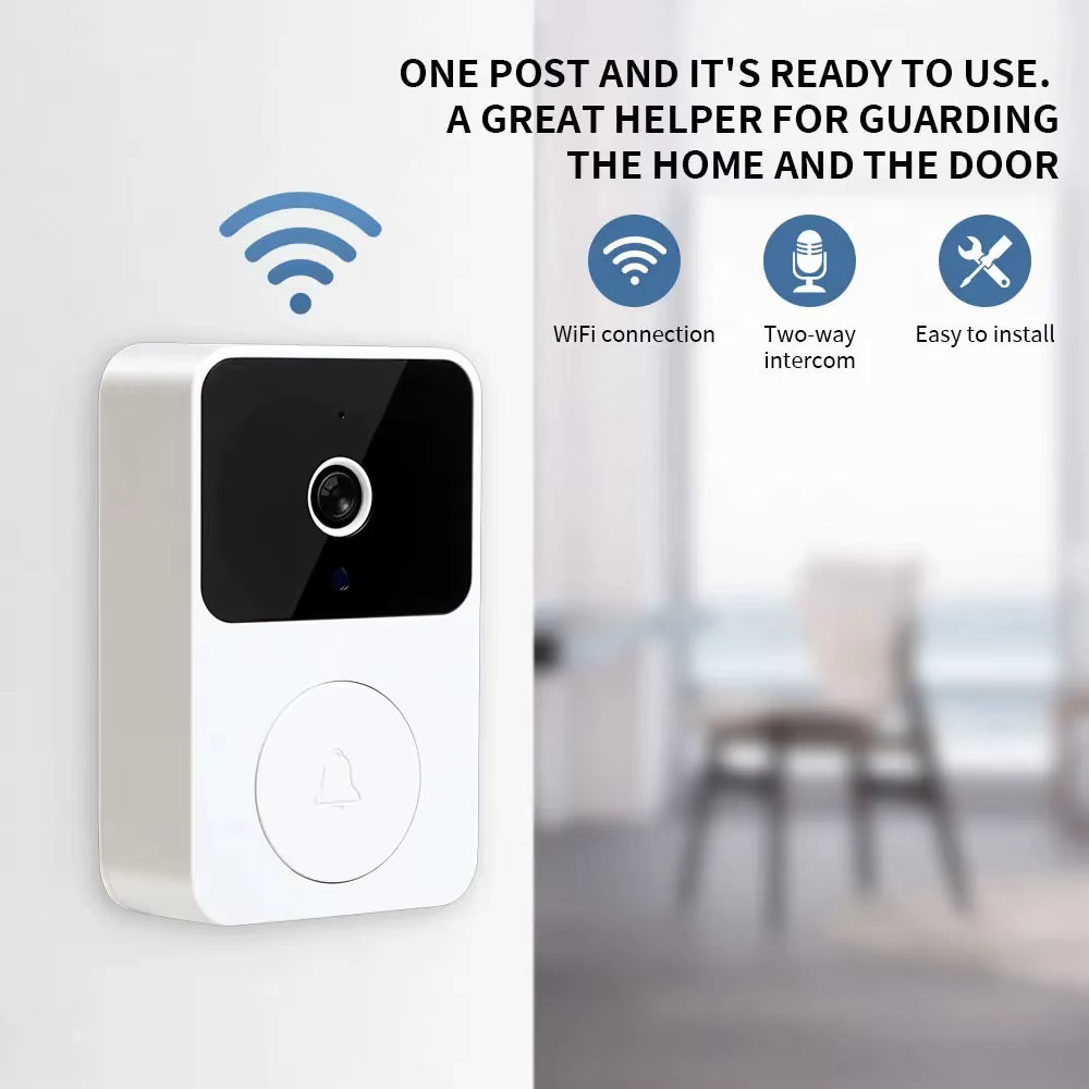 Sonnette vidéo WiFi sans fil Oravio — HD 1080P Vision nocturne
